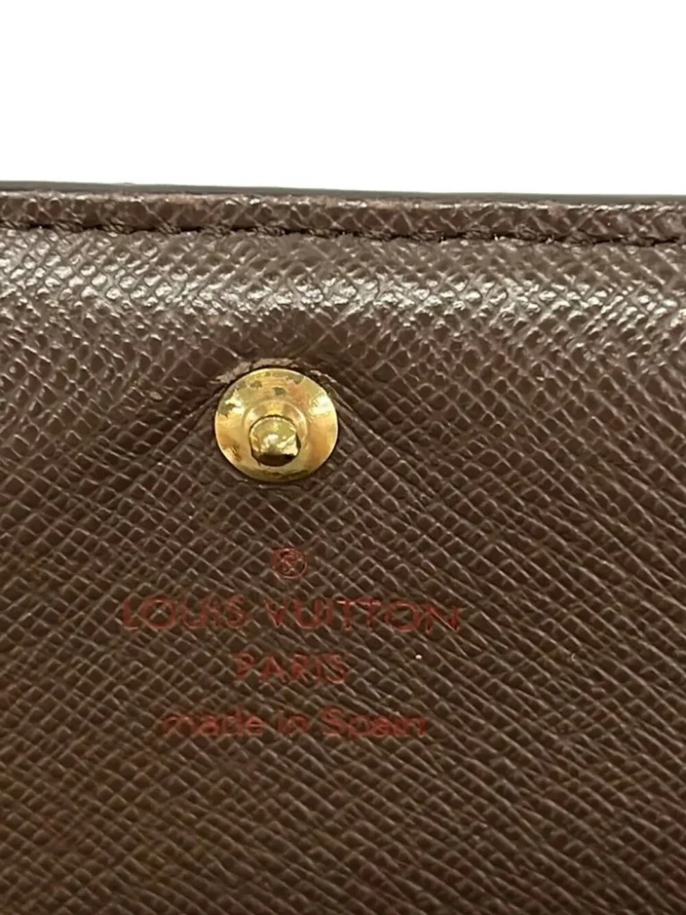 LOUIS VUITTON PortefeuilleTresor N61736 Ebene Damier CA2098 Bifold Wallet